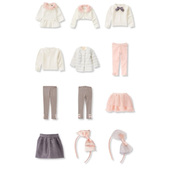 NWT Janie and Jack Ballerina Leggings with detailed satin bow gray brown size 4 - Picture 9 of 9